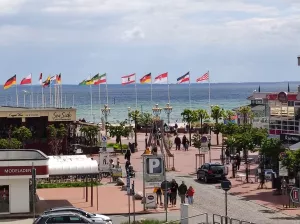 Blick vom Balkon