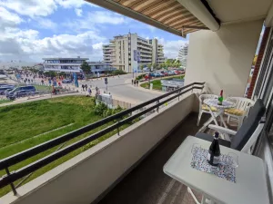 Blick vom Balkon