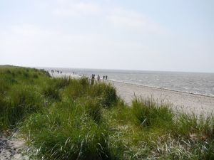 Der weitläufige Strand und die Dünenlandschaft laden zum Erholen und Entspannen ein