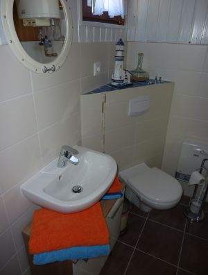 Eine Dusche bringt Sie wieder in Form.