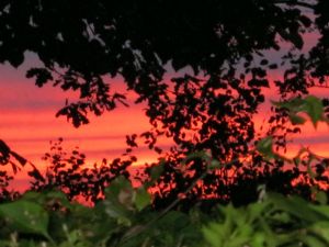 Sonnenuntergang am NOK