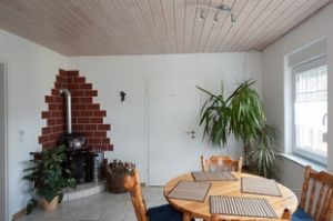 Mit Holzofen