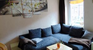 Wohnzimmer neu rnoviert,
neue Schlafcouch , Liegefläche 175x200