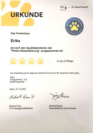 Bild 5 Bild 5: Tolles vier Sterne und vier Pfoten Ferienhaus im Hunsrück, Hunde willkommen