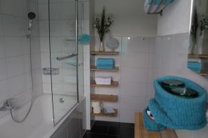 Badezimmer Bild 20: Tolles vier Sterne und vier Pfoten Ferienhaus im Hunsrück, Hunde willkommen