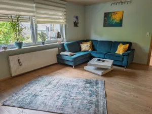 Großes Wohnzimmer Bild 11: Tolles vier Sterne und vier Pfoten Ferienhaus im Hunsrück, Hunde willkommen