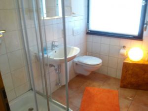 Ferienhaus EifelNest Tageslicht Badezimmer Bild 17: Idyll. Ferienhaus EifelNest & uneinsehb. Sonnenterrasse mit Fernblick