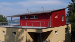 Das Haus von hinten. View from the south side.