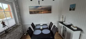 Essecke Wohnzimmer Bild 11: Nordsee Ferienhaus strandnah - Hund willkommen - WLAN - NEU mit Magenta TV