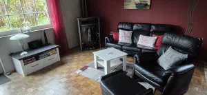 Wohnzimmer mit Kaminofen