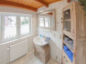 Der Waschplatz mit viel Ablagefläche