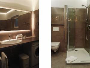 Bild 8: Ferienwohnung mit Terrasse am Möhnesee, Garten, Liegewiese und Grillkamin