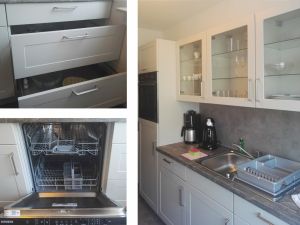 Bild 7: Ferienwohnung mit Terrasse am Möhnesee, Garten, Liegewiese und Grillkamin