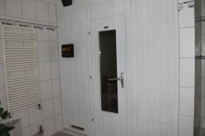 Sauna nur für die Gartenwohnung