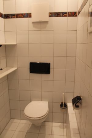 Separates WC mit Waschbecken