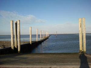 Von hier geht es zur Insel Baltrum.