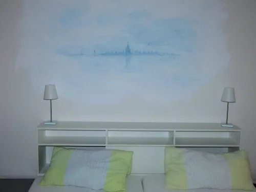 Wandgemälde im Schlafzimmer 1   