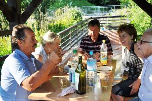 Grillparty in Kozolec nahe Haus