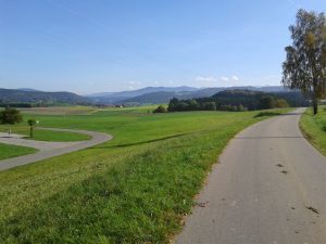 Ideal zum Wandern, Joggen, Radeln