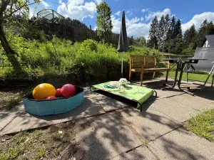 Bild 36: exklusive FeWo Waldblick, 2 Schlafzimmer, Elektrokamin, Garten