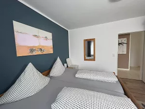 Bild 13: Norddeich EG-Ferienwohnung-3 Personen+Hund, 2 Schlafz. Fahrräder strandnah