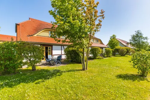 Gartenansicht des Reihenendhauses