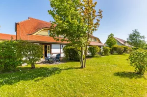 Gartenansicht des Reihenendhauses