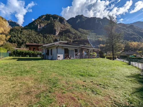 großer eingezäunter Garten