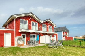 Bild: Ferienhaus "Lachmöwe", Urlaub mit Hund, Kamin, Sauna, Zaun, - 6 P., Nordsee