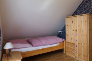 Schlafzimmer mit 2 Einzelbetten