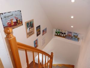 Treppe ins Obergeschoss