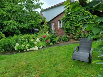 Ferienwohnung in Barßel: 3-Zimmer-Ferienwohnung direkt am Fehnkanal