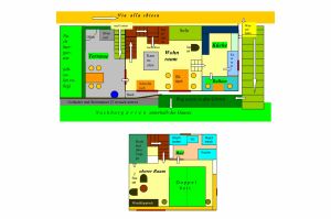 unter Etage oben im Bild