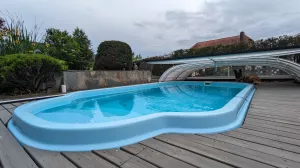 Bild 34: Ferienhaus Gabriela mit eingezäunten Garten und privatem Swimmingpool