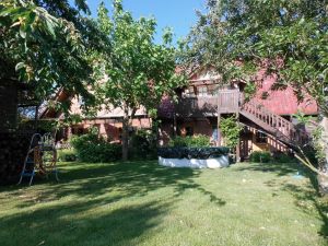 Aufgang vom Garten aus