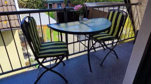 Balkon am Treppenaufgang