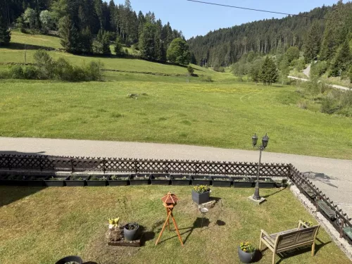 Poppelbach Blick vom Balkon