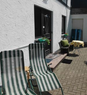 seperater Eingang der Ferienwohnung