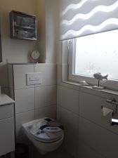 Badezimmer im Erdgeschoss 