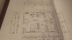 So sieht das Ferienhaus von innen aufgeteilt aus