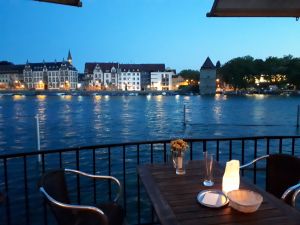 vom Restaurant Rheinterassen