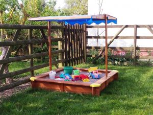 Bild 13: Landhaus am Teich - Ferienhaus türkis - Saaler Bodden - Ostsee