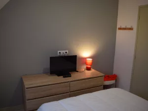 Schlafzimmer mit Doppelbett