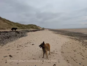 Strand fußläufig entfernt