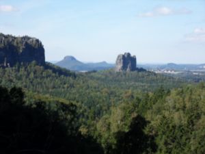 an der Schrammsteinaussicht