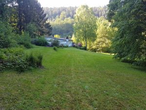 Hier können Sie und gegebenenfalls Ihre Hunde auf 3500 qm entspannen