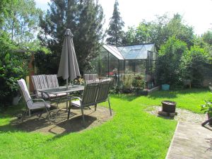 Garten ist eingezäunt