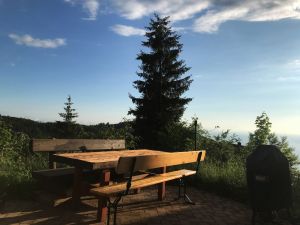 Vom zweiten Sitzplatz aus hat man ebenfalls perfekte Aussicht