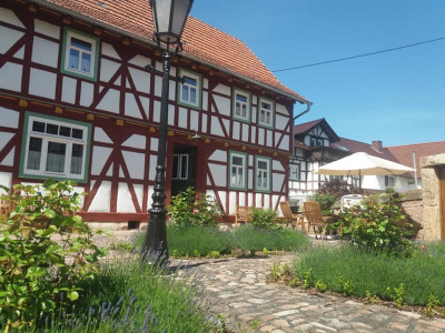 Ferienhaus in Krayenberggemeinde: Ferienhaus Kieselbach am Rande der Thüringschen Rhön