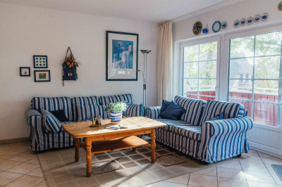 Ferienwohnung in Prerow: Ferienwohnung Strandperle für 6 Pers. mit Balkon, strandnah